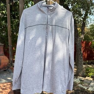 PGA Tour Men's Heather Gray Zip-Up Sweater Size XL